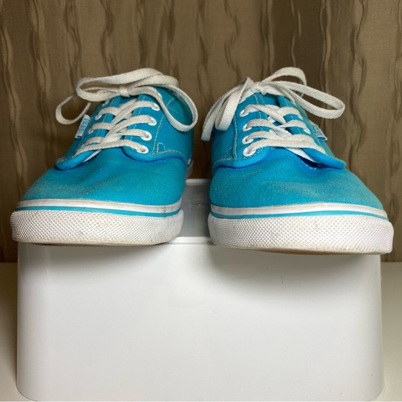 Vans Authentic Era Blue Women's 8 Skate Shoes Blue Low Top Lace Up Canvas - Picture 5 of 14